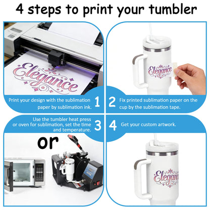 Insulated Travel Mug with Handle and Straw, White, Stainless Steel, Double Wall Vacuum Insulated Sublimation fiendly DIY Customizable