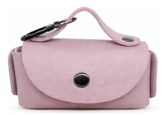 Pet Poop Bag Dispenser with Clip, Portable Waste Bag Holder, 5 Colors Available, 3.9 x 2.4 x 1.2 inches